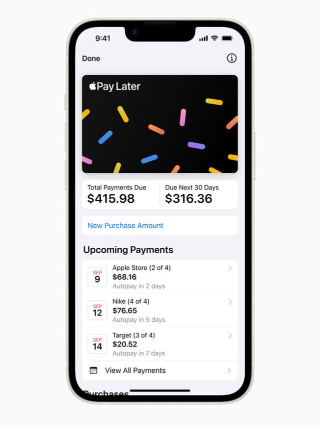 Apple introduces Apple Pay Later